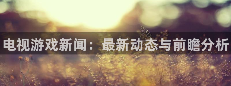 长征娱乐app下载：电视游戏新闻：最新动态与前瞻分析